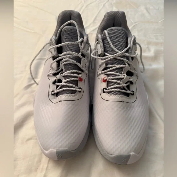 NWOT Men's White and Gray Athletic Shoes - Picture 4 of 10
